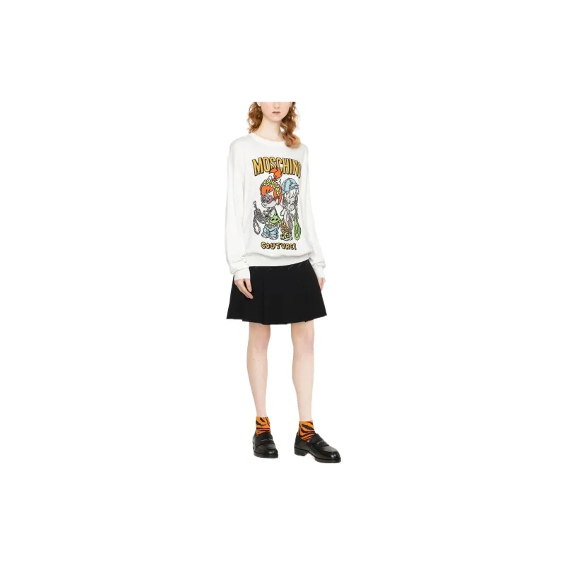 MOSCHINO FW22 Sweater Women's White-1