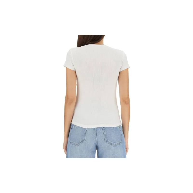 ISABEL MARANT Slim Fit Fine Ribbed Top-1
