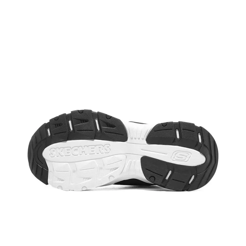 Skechers Sport Wear resistant And Lightweight Kids Lifestyle Shoes Black White Teenagers-5