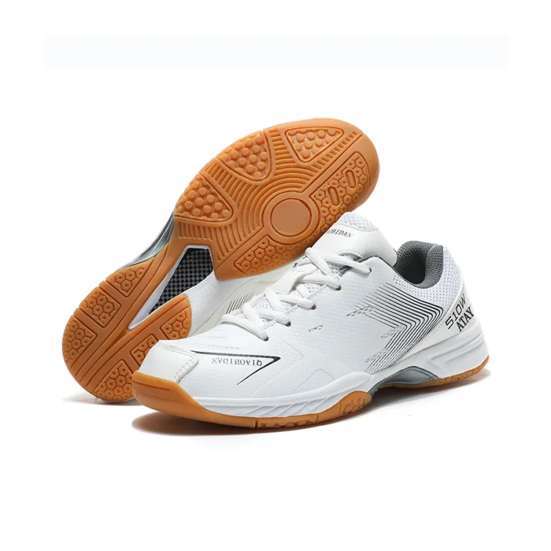 ATAY Cushioned Slip-Resistant Abrasion-Resistant Breathable Low-Top Badminton Shoes Unisex-4