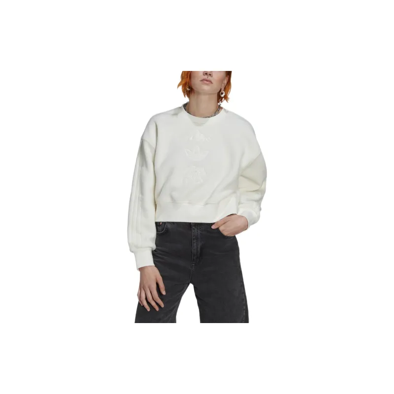Adidas Originals Sweatshirts Women's White-2