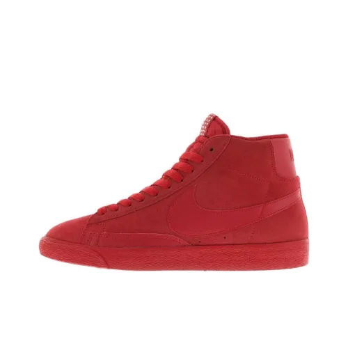 Nike denim Mid Anti-Slip Wear-Resistant Mid-Top Skateboard Shoes Unisex Red