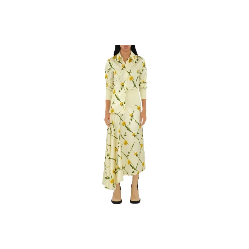 Burberry Dandelion-print Satin Shirt-2