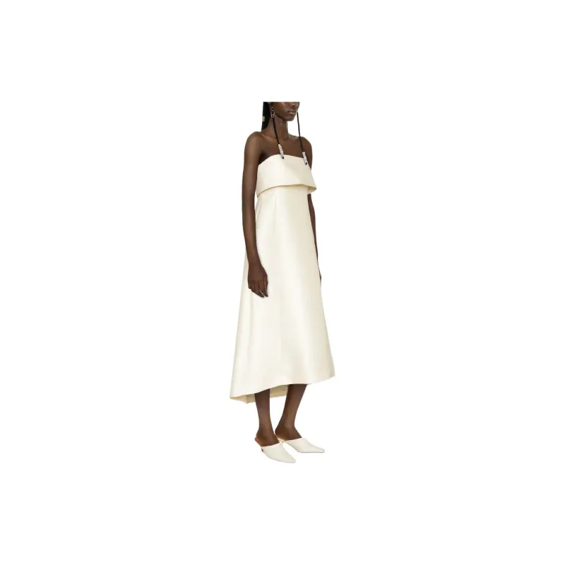 TOTEME Sleeveless Dresses Women's White-3