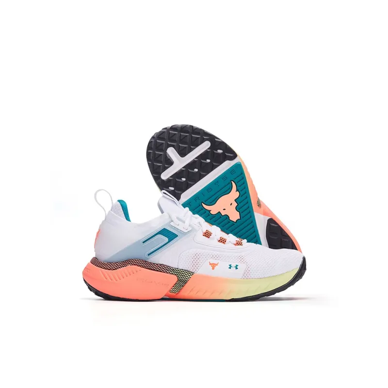 Under Armour Slip Resistant Cushioning And Breathable Low Top Kids' Running Shoes White Kids'-5