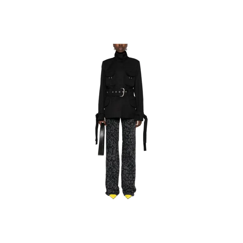 OFF-WHITE Belted High Jacket-1