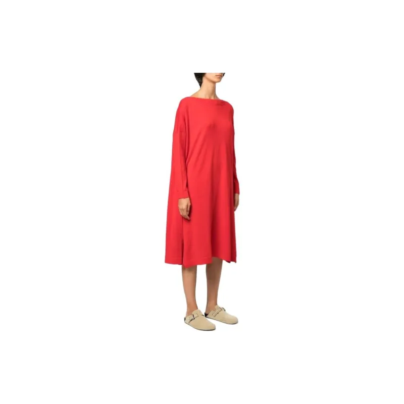 Daniela Gregis Long-Sleeved Dresses Women's Red-3