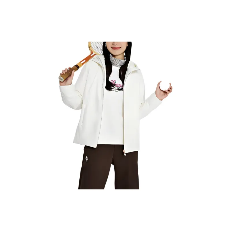 Kappa Puffer Jacket Women's White-2