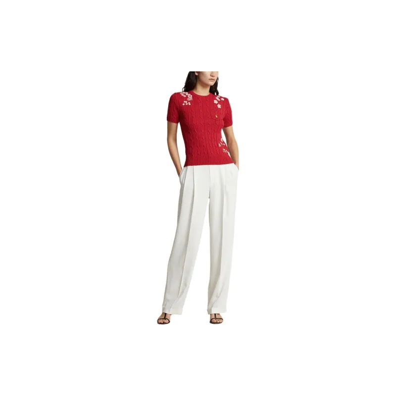 Polo Ralph Lauren SS23 Knitwear Women's Red-1