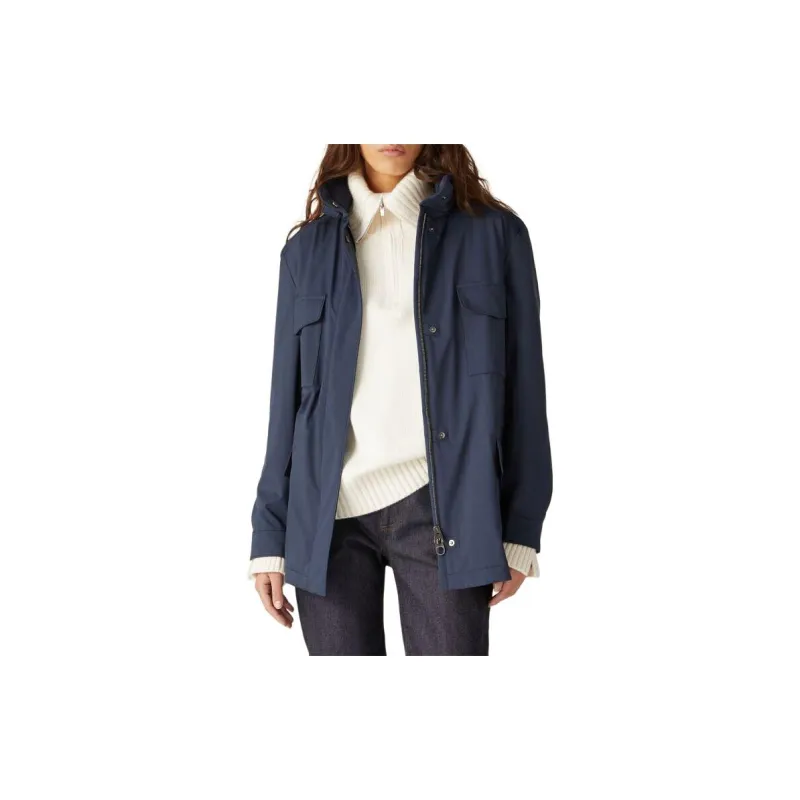 Loro Piana Traveller Jacket Jackets Coats Women's Marine Blue-4