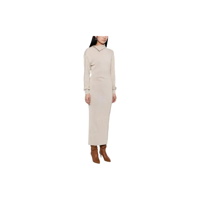ISABEL MARANT Gemmy Asymmetric Maxi Dress-3