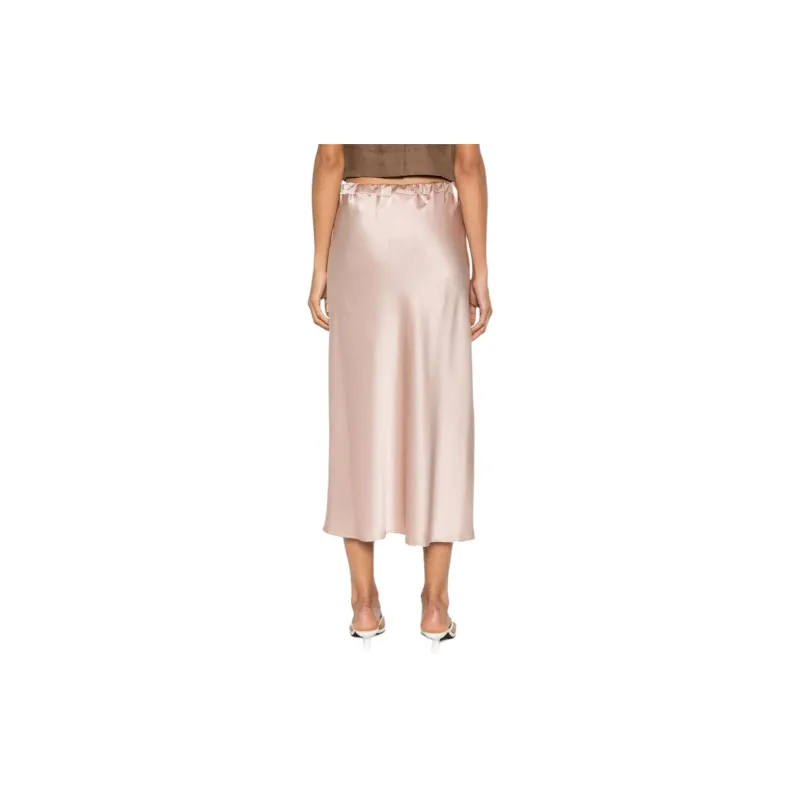 MaxMara Drawstring Midi Skirt-2