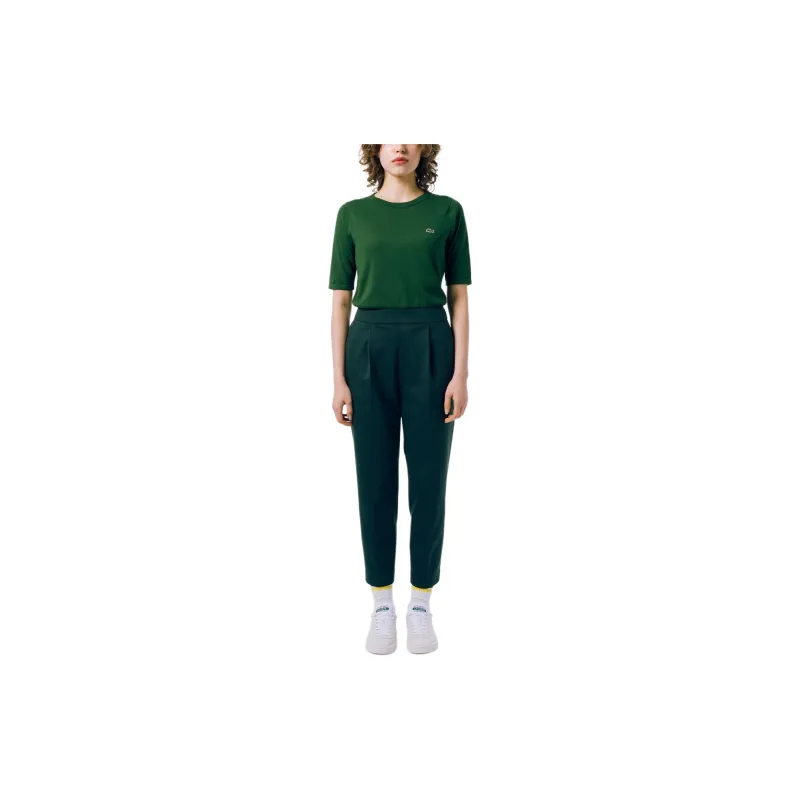 LACOSTE Casual Pants Women's Green-2
