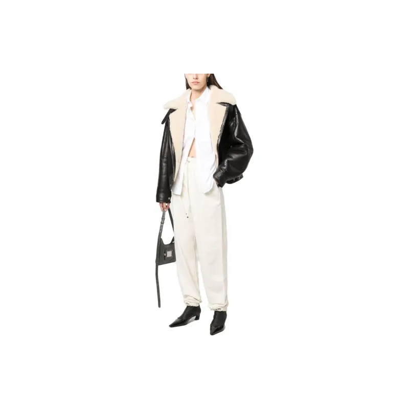 AMIRI Knitted Sweatpants Women's Vanilla White-1