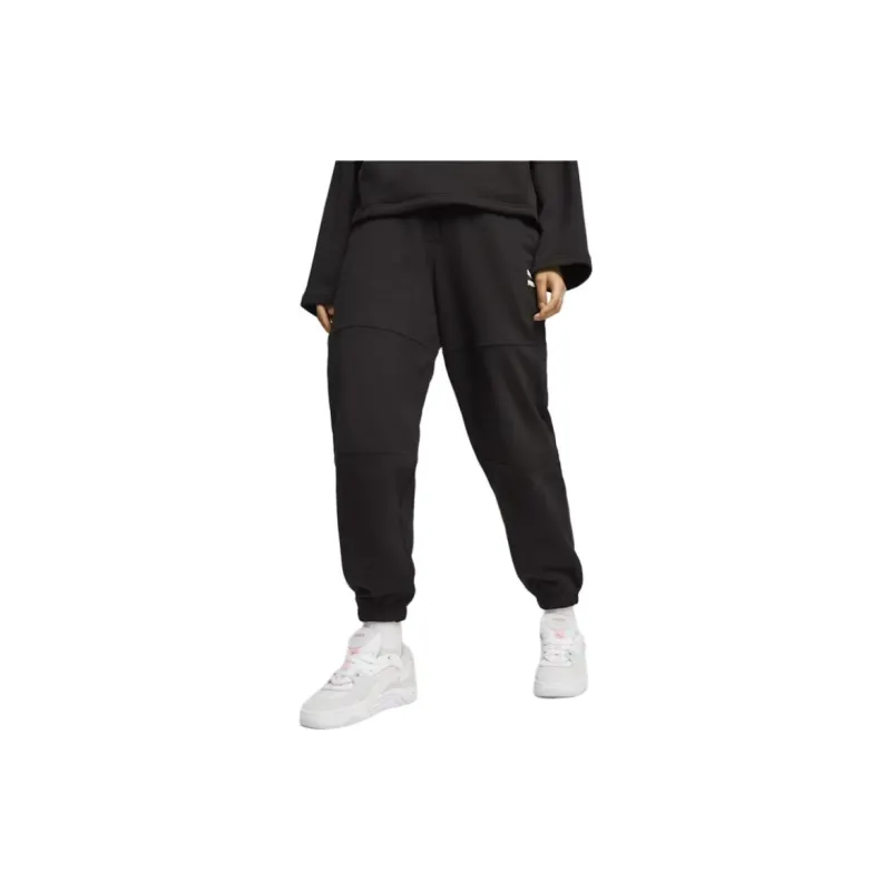 PUMA Knitted Sweatpants Women's Black-2