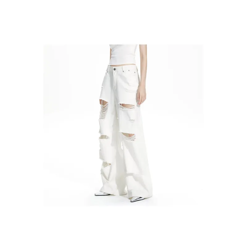 I'M ONE Jeans Women's White-2
