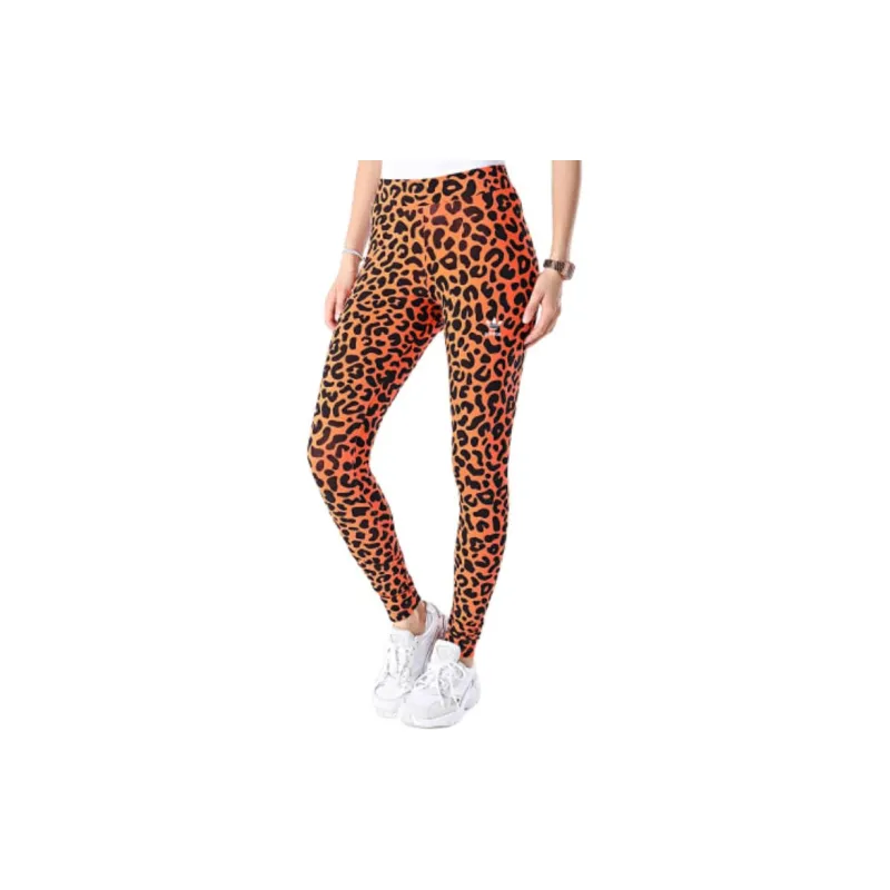 Adidas Leggings Women's Orange Red-3