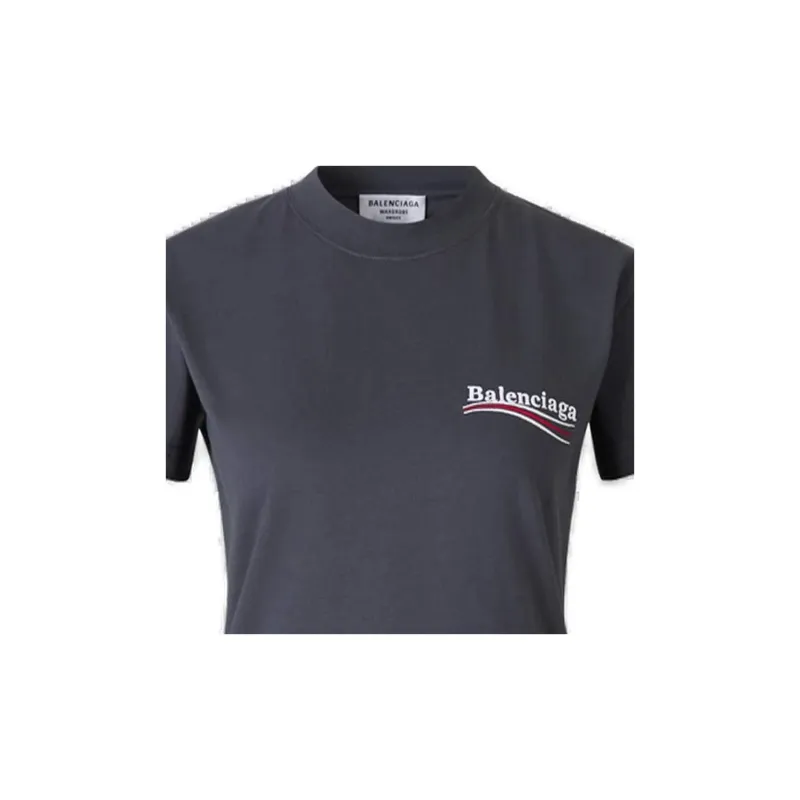 Balenciaga T Shirts Women's Dark Gray-5