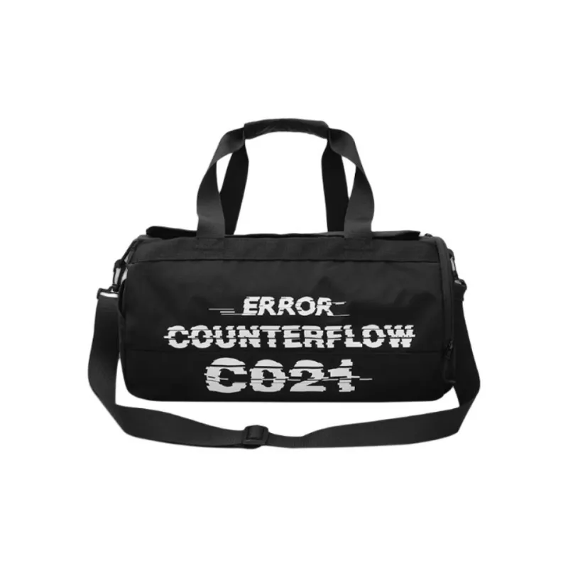 LiNing Polyester Gym Bag Medium Size Unisex Black-1
