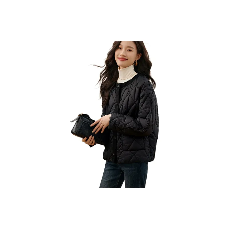 Mo Han Yi Mei Puffer Jacket Women's Black-3