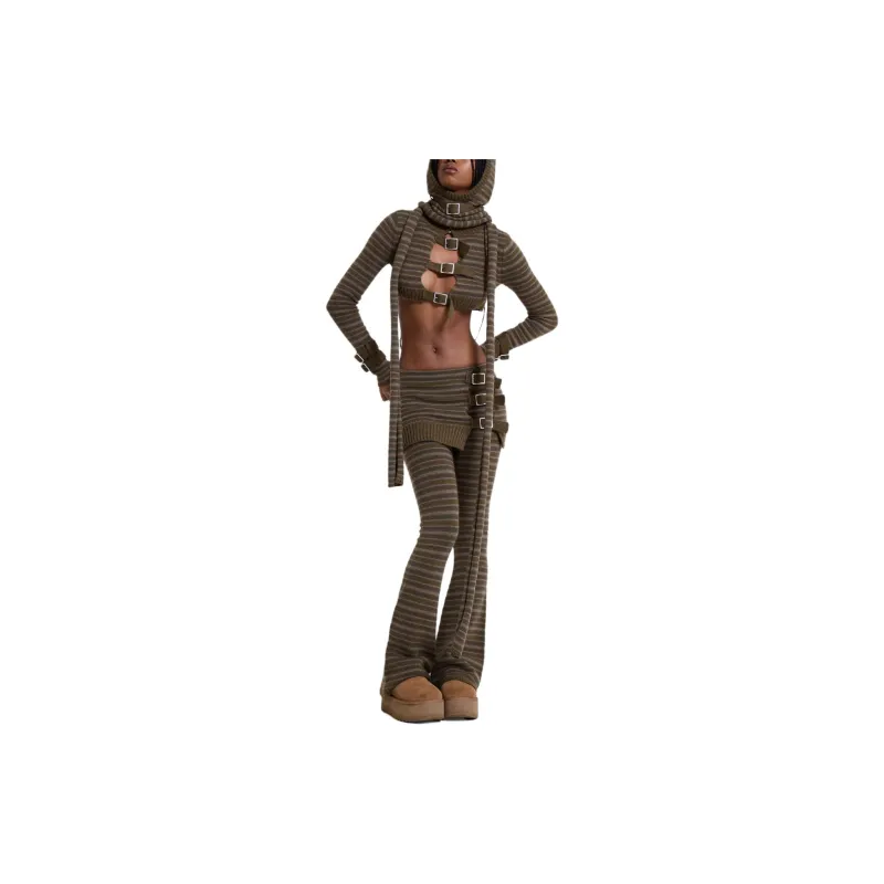 Jaded London Sweater Women's Khaki Green-1