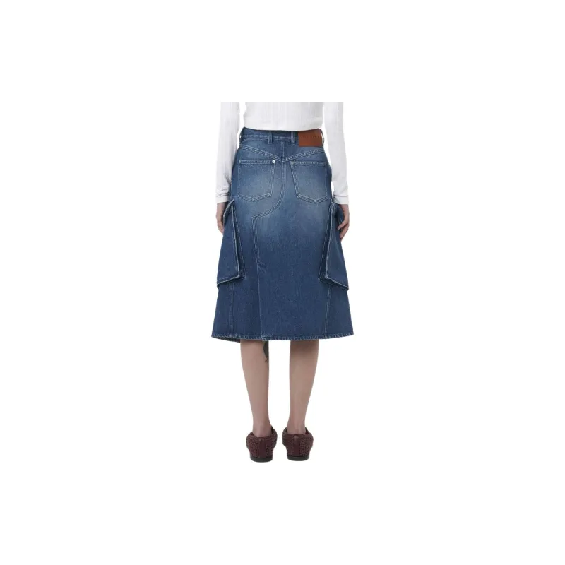 JW Anderson Cargo Midi Denim Skirt-2