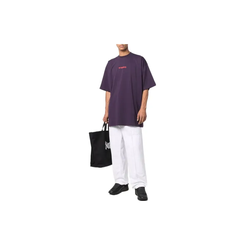 Vetements T-Shirts Women's Purple-1