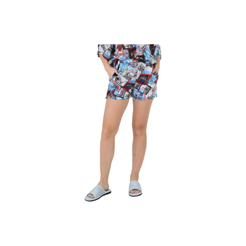 Balenciaga Casual Shorts Regular Women's Blue-3
