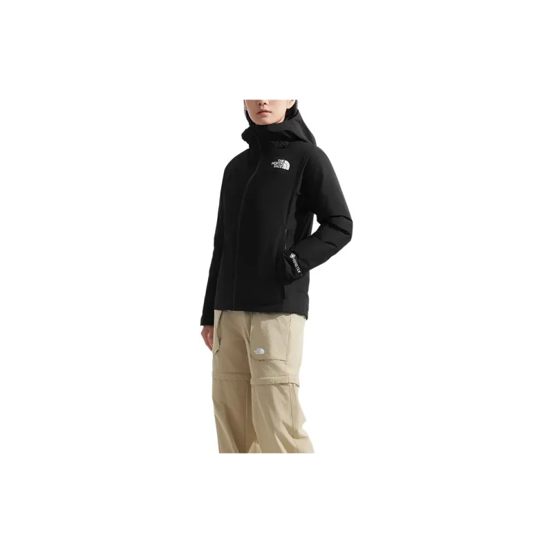 THE NORTH FACE City Outdoor Collection Waterproof And Windproof To Keep Warm Windbreaker Jacket Women's Cosmic Black-1