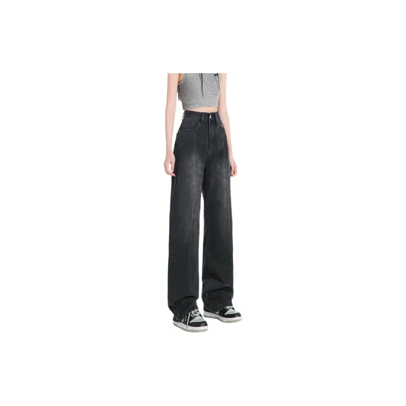 Weixi Jeans Women's Black Gray Color-4