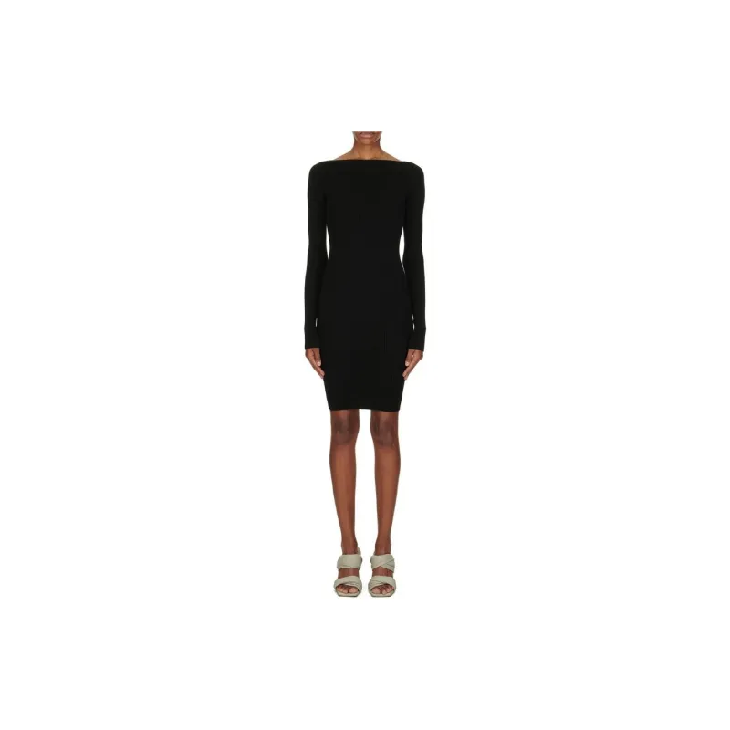 RICK OWENS Cut Out Stretched Dress-3