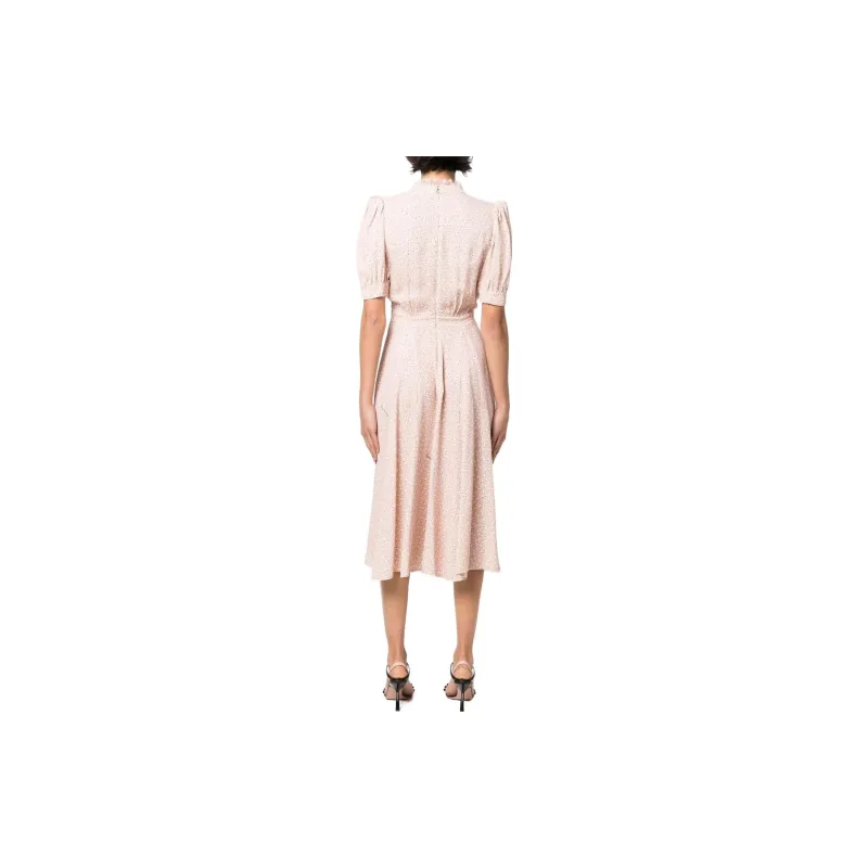 Elisabetta Franchi SS22 Pleated Skirt Dress Pink-3