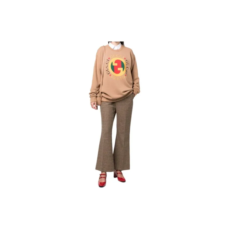 GUCCI Sweatshirts Women's Brown-3
