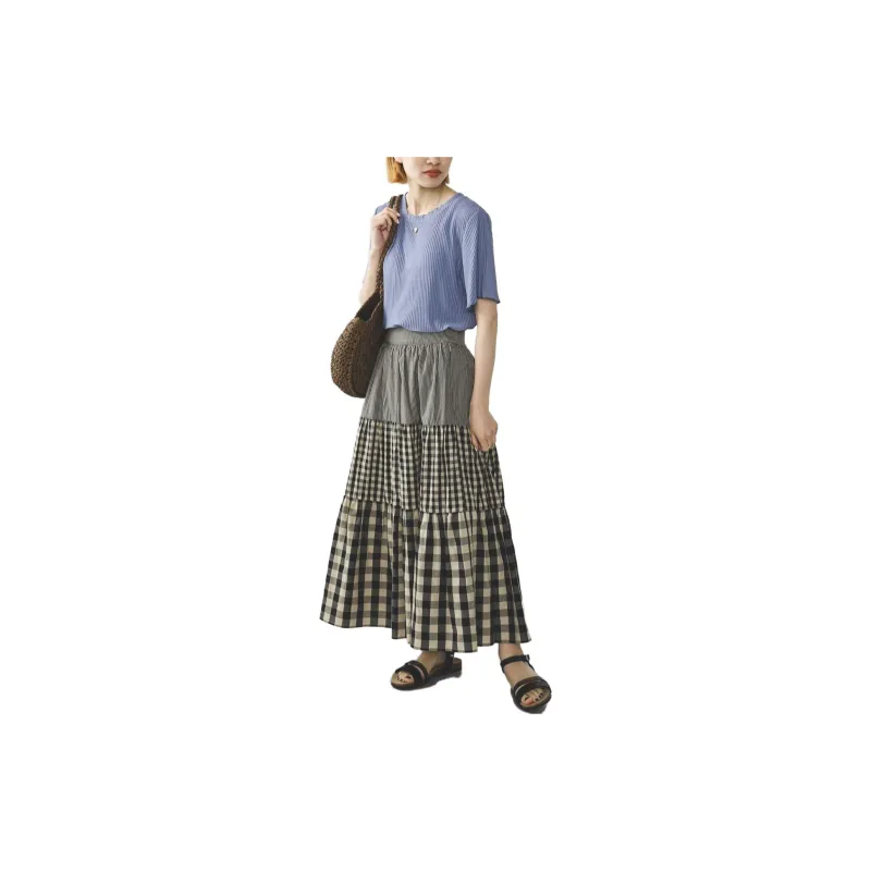 Beams Casual Long Skirts Women's Light Umber-2