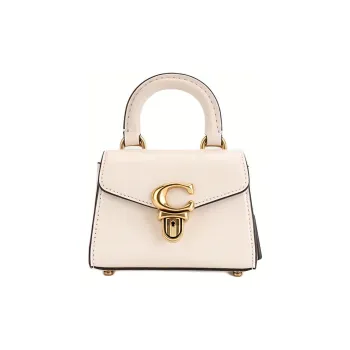 COACH Sammy Cow Leather Shoulder Bag, Crossbody Bag, Handbag Mini Women's Chalk White