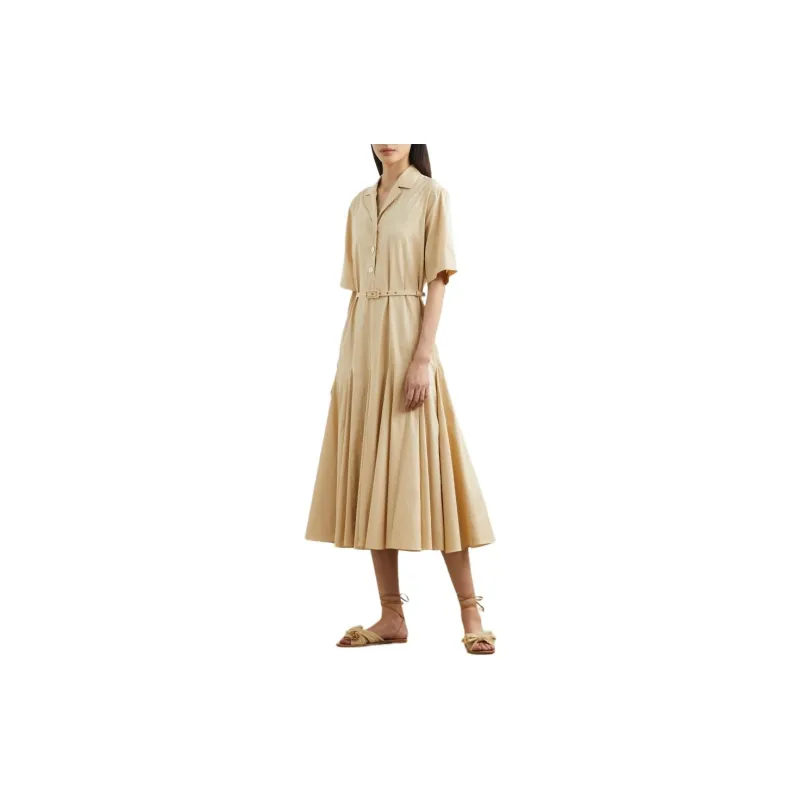 Emilia Wickstead Short-Sleeved Dresses Women's Nude-3