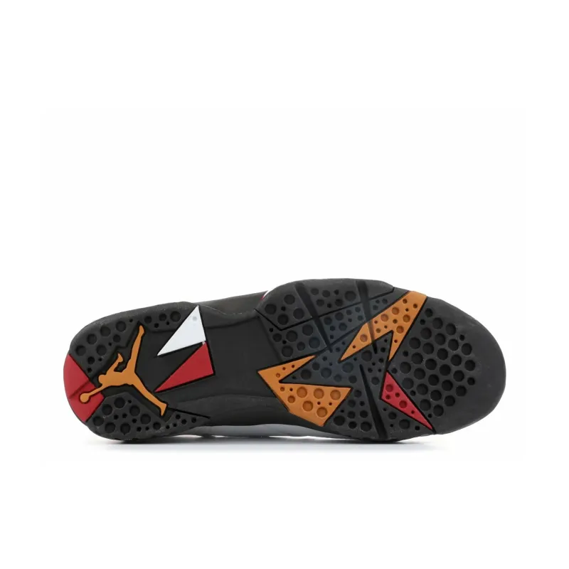 Jordan Air Jordan 7 Anti-Slip Wear-Resistant High-Top Vintage Basketball Shoes Men's White-3