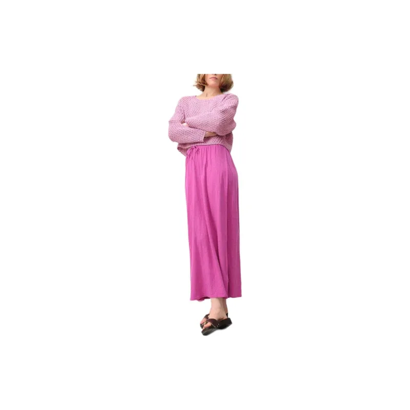 AMERICAN VINTAGE A.M SS24 JUPE FEMME SULLY Casual Long Skirts Women's Indian Rose-1
