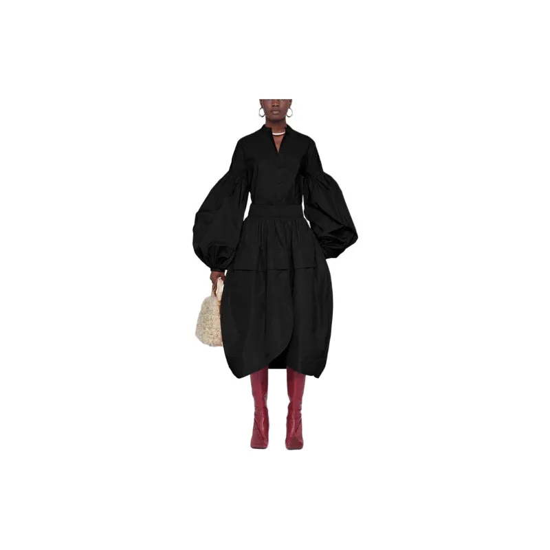JIL SANDER Balloon Sleeved Buttoned Shirt-1