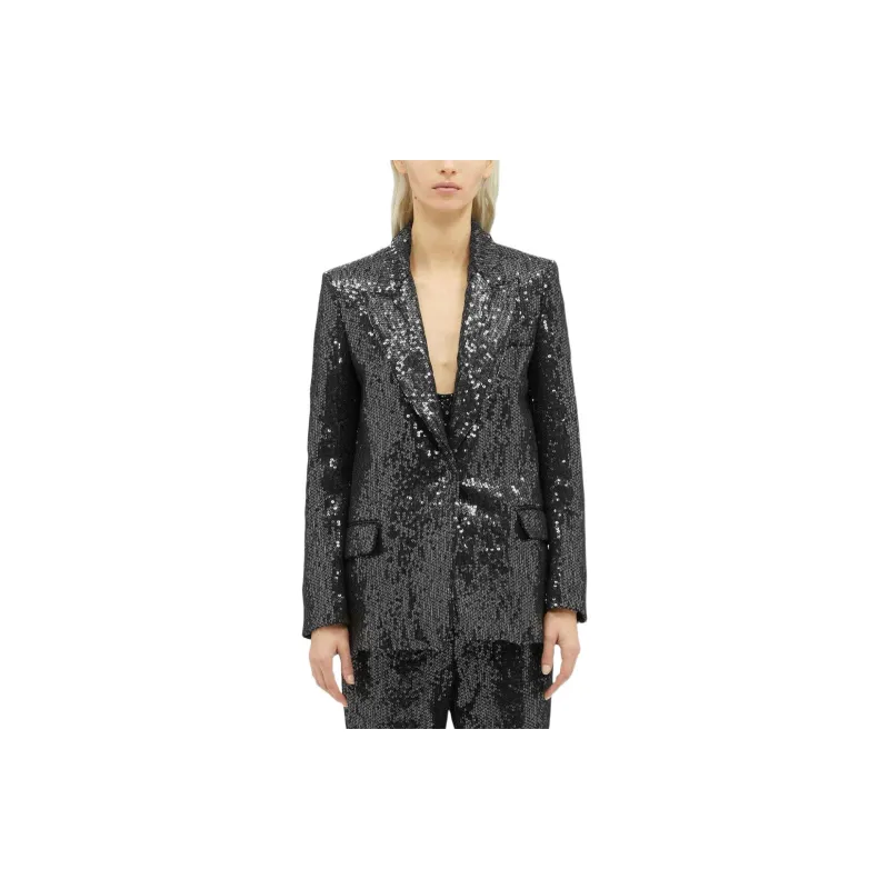 MSGM Sequin embellished Single breasted Blazer-1