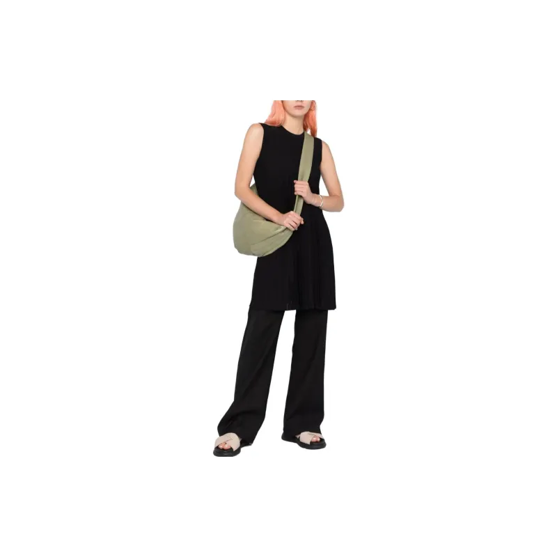 Ferragamo Sleeveless Dresses Women's Black-1
