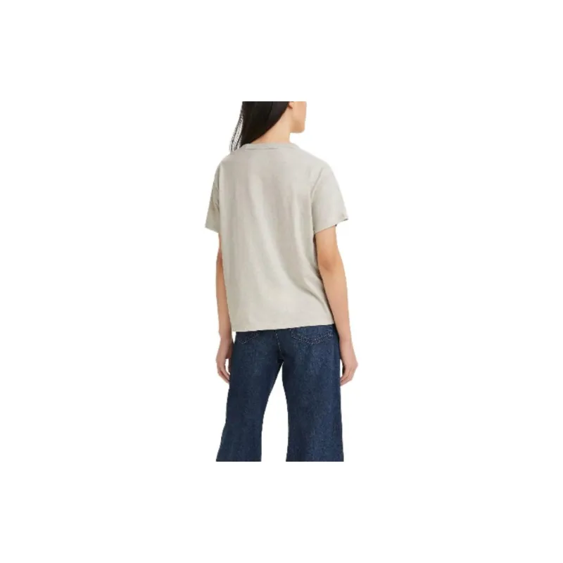 Levis Levis/Levi's SS23 WellThread Series T-Shirts Women's Gray-1