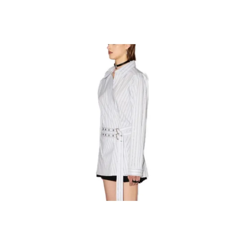 AMBUSH Striped Cotton blend Shirtdress-3