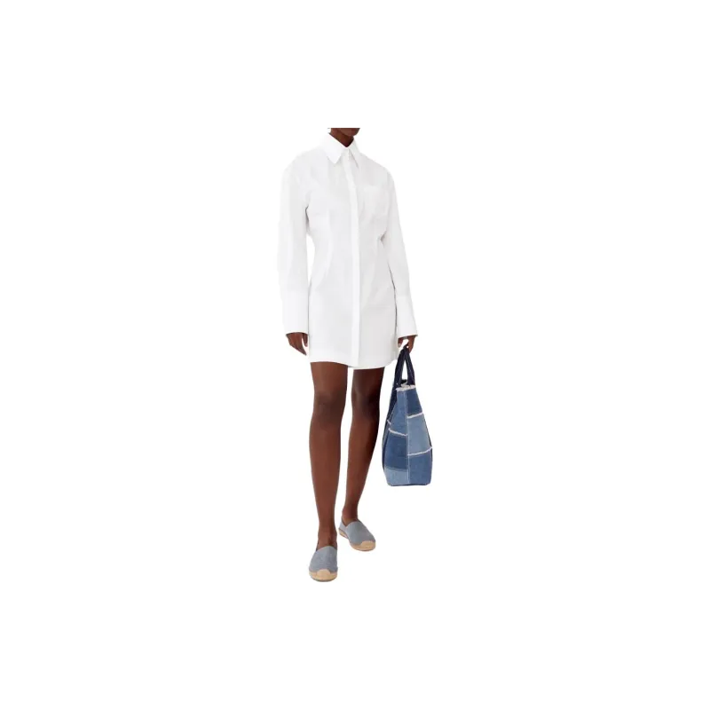 KARL LAGERFELD X Amber Valletta Poplin Shirtdress-1