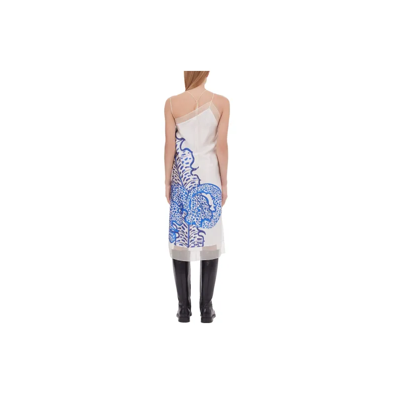 Ferragamo Floral print Silk Midi Dress-2