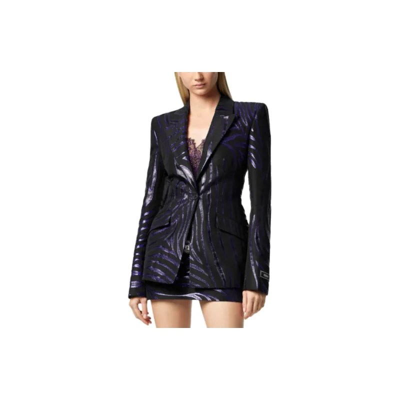 VERSACE Business Suits Women's Purple-1