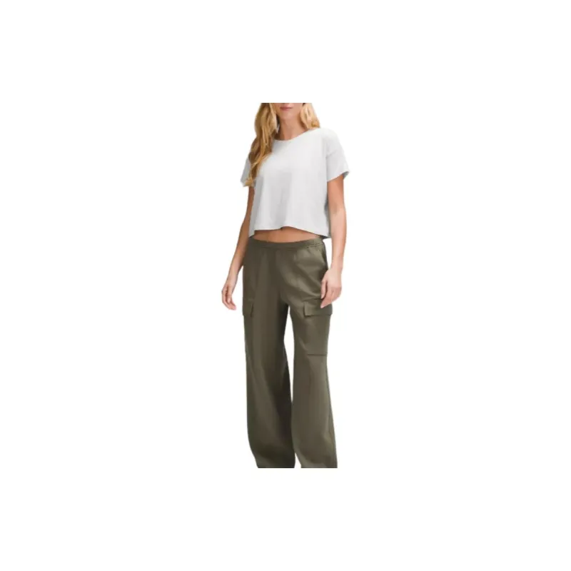 Lululemon Cates Cropped T Shirt T Shirt Women's-14