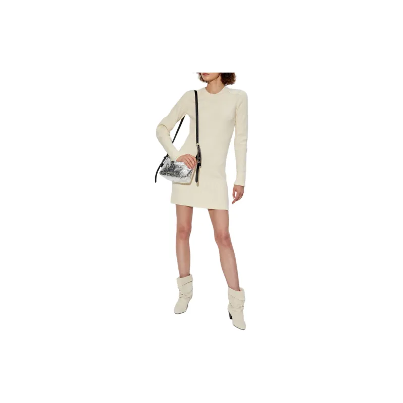 ISABEL MARANT ETOILE Garner Long Sleeved Knitted Mini Dress-1