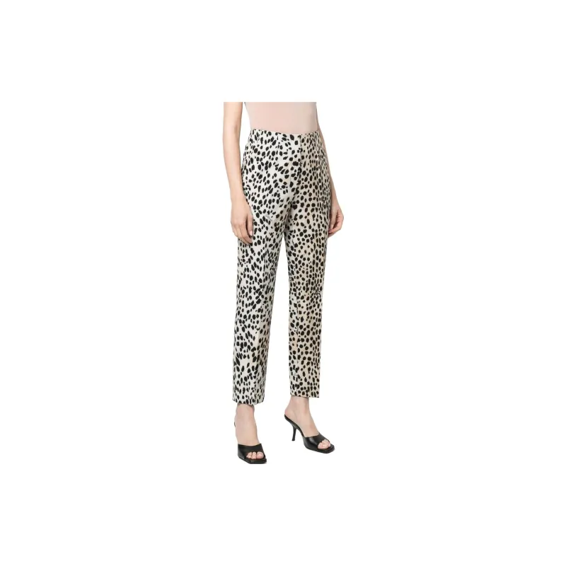 Just Cavalli Casual Pants Women's Ecru-3