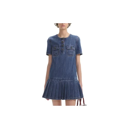 FENDI Tartan Sleeveless Mini Dress